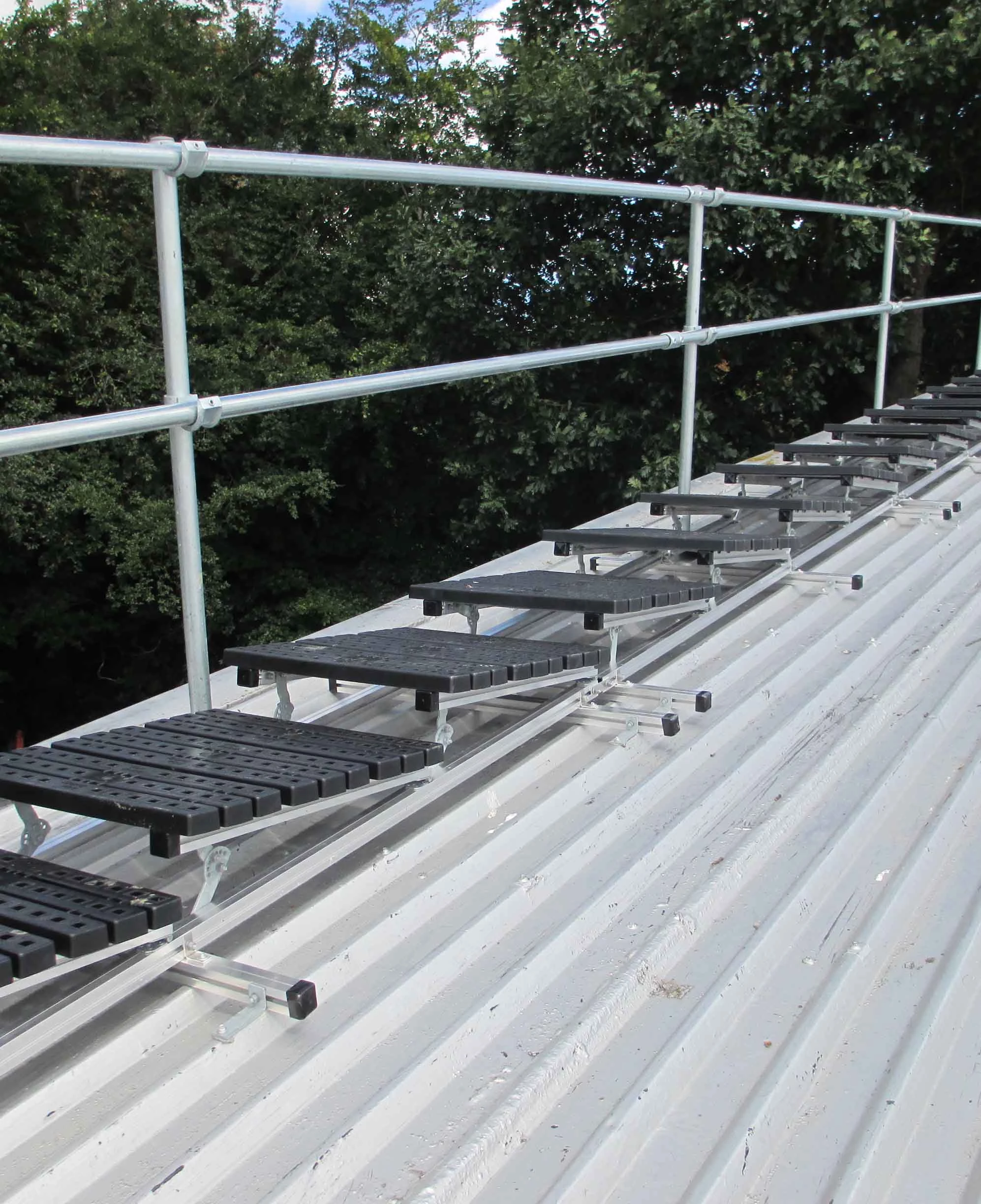 Guarded Walkway Roof Edge Protection