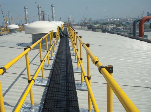 Roof Walkway Petro Chemical Plant