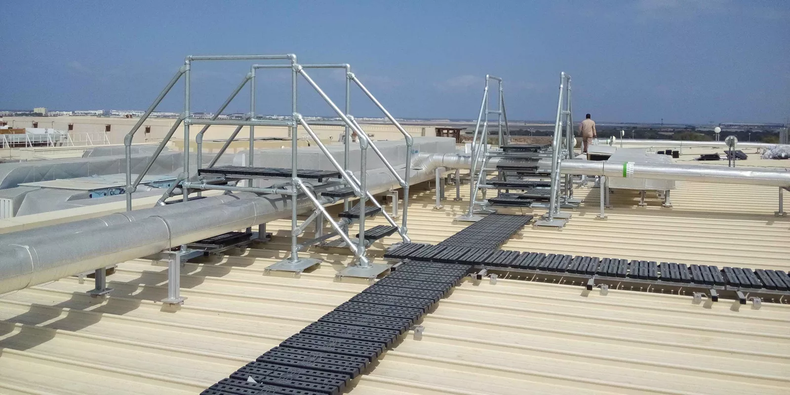 Rooftop Walkway And Bespoke Stepovers Muscat