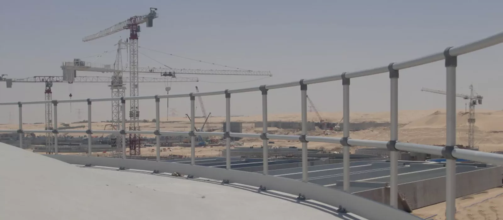 Al Wathba Sewage Plant Aluminium Handrails